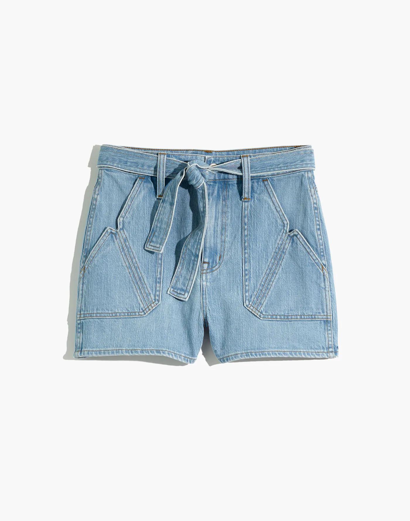 Madewell x Warm Tie High-Rise Denim Shorts Product Image