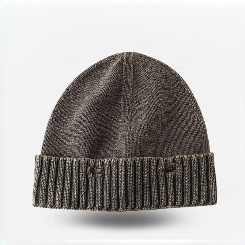 Distressed Knit Beanie Product Image