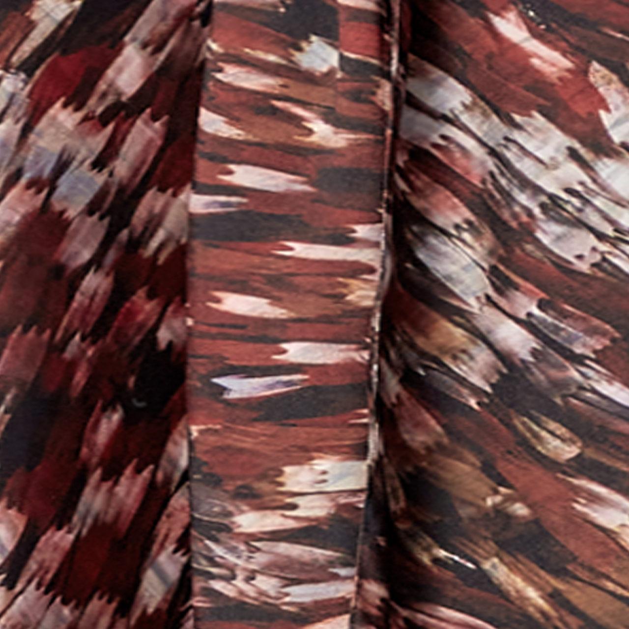 PRINTED SCARF-DETAIL MIDI DRESS Product Image