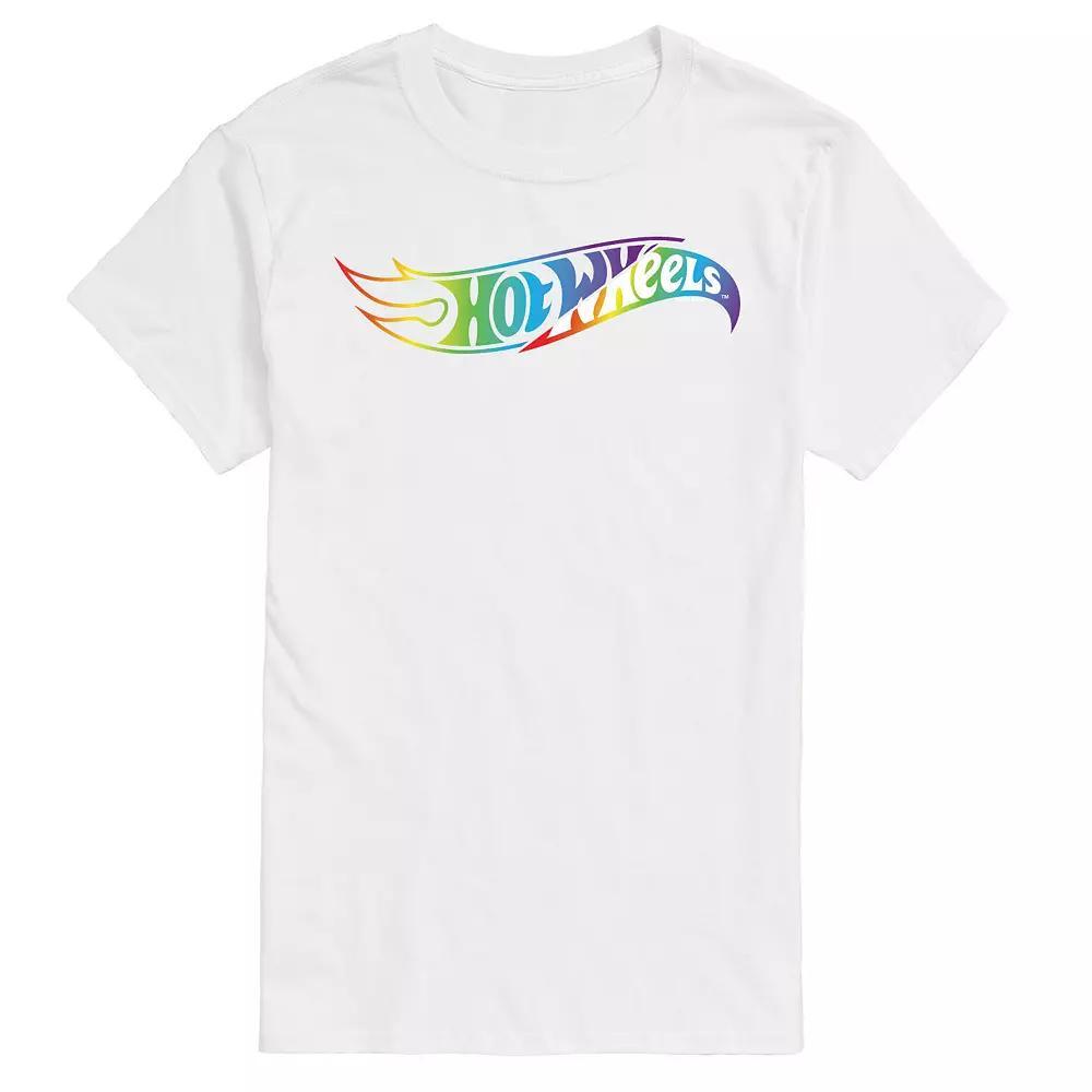 Big & Tall Hot Wheels Pride Wheels Graphic Tee, Mens Product Image