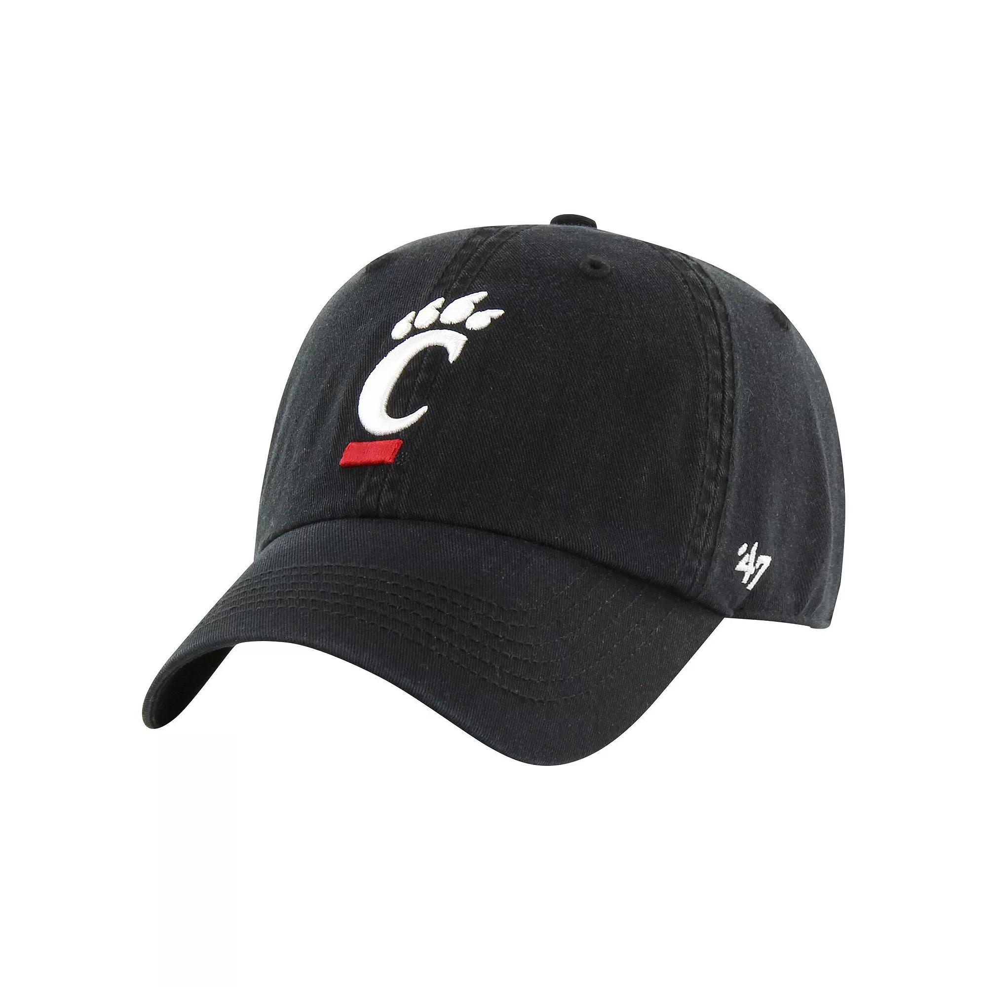 Men's '47 Black Cincinnati Bearcats Classic Franchise Legacy��Fitted Hat, Size: Large Product Image