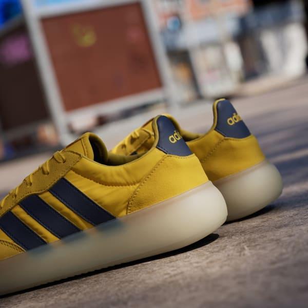 adidas Barreda Decode Men's Sportswear Shoes, Size: 12, Utility Yellow Blue Product Image
