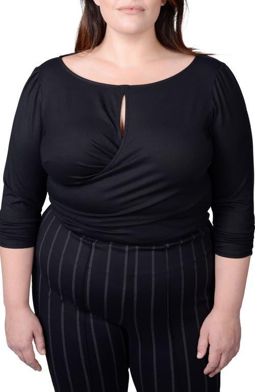 Mayes Nyc Tamara Keyhole Wrap Top Product Image