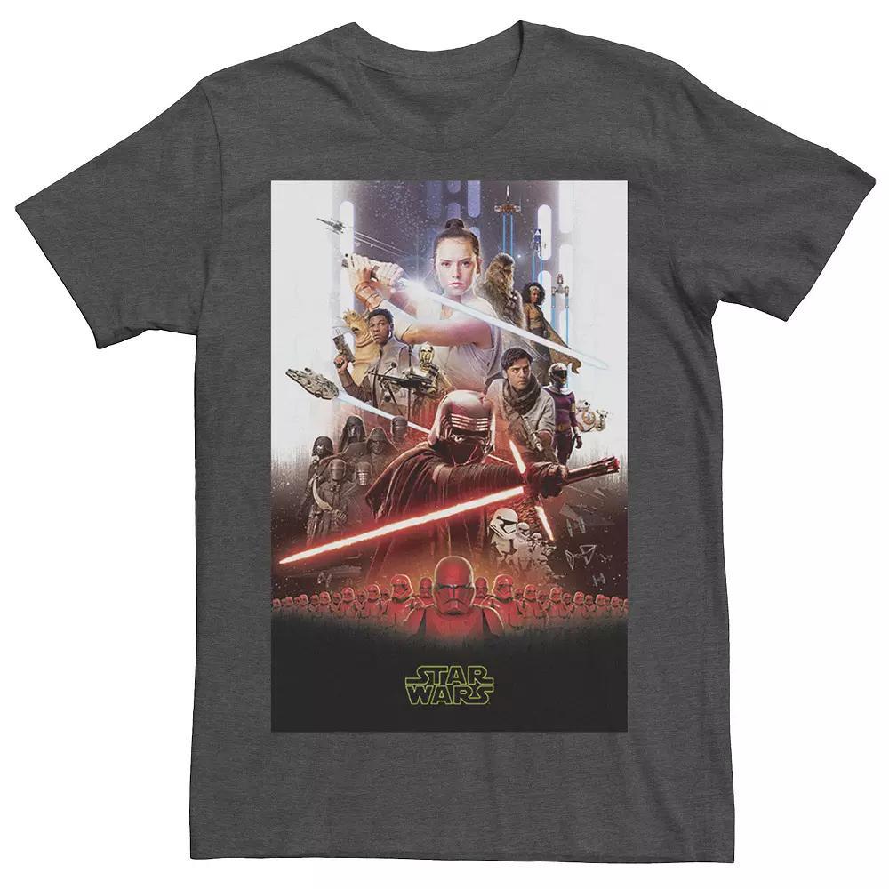 Men's Star Wars The Rise of Skywalker Epic Poster Tee, Size: Medium, Grey Heather Product Image