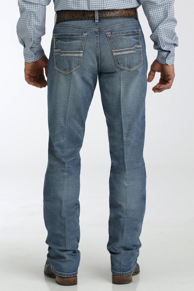 SALE Cinch® Men's Jesse Slim Medium Stone Straight Leg Jeans Product Image