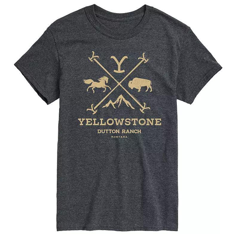 Big & Tall Yellowstone Iron Logo Graphic Tee, Mens Product Image