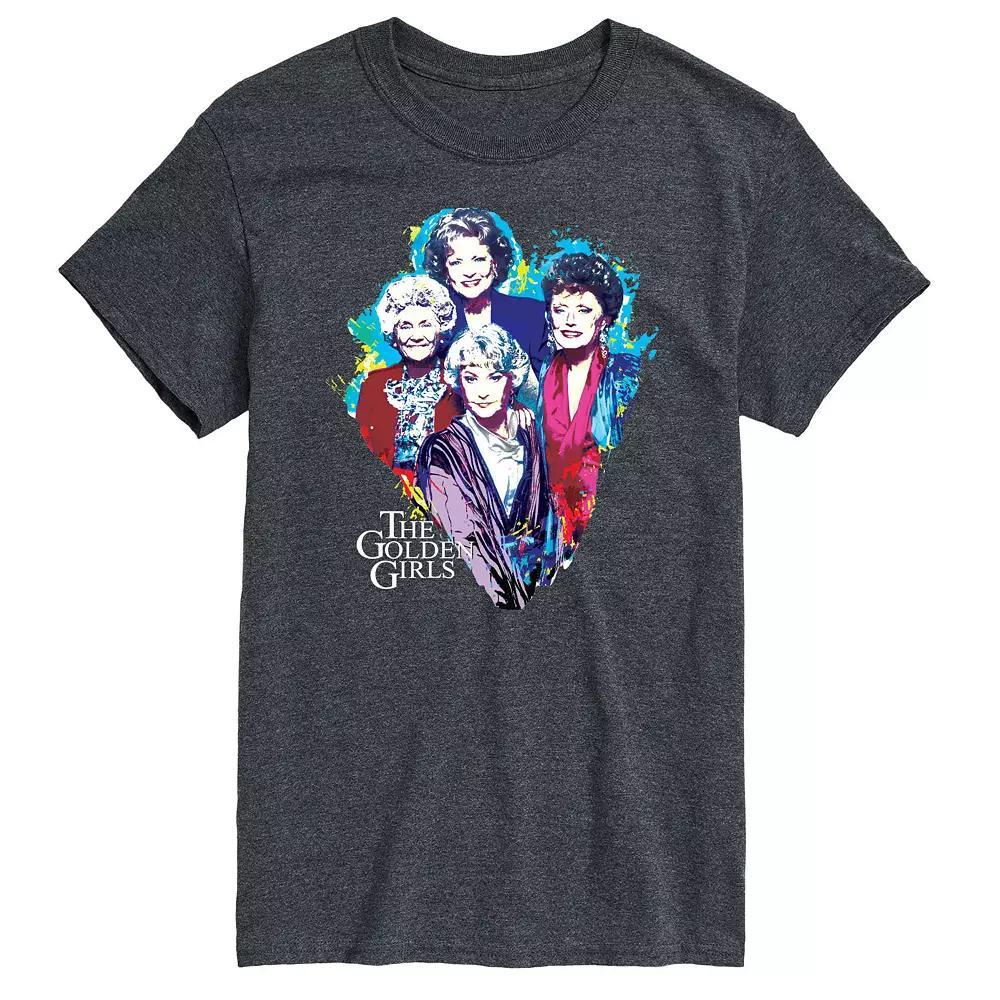 Mens Golden Girls Paint Splatter Group Tee Product Image