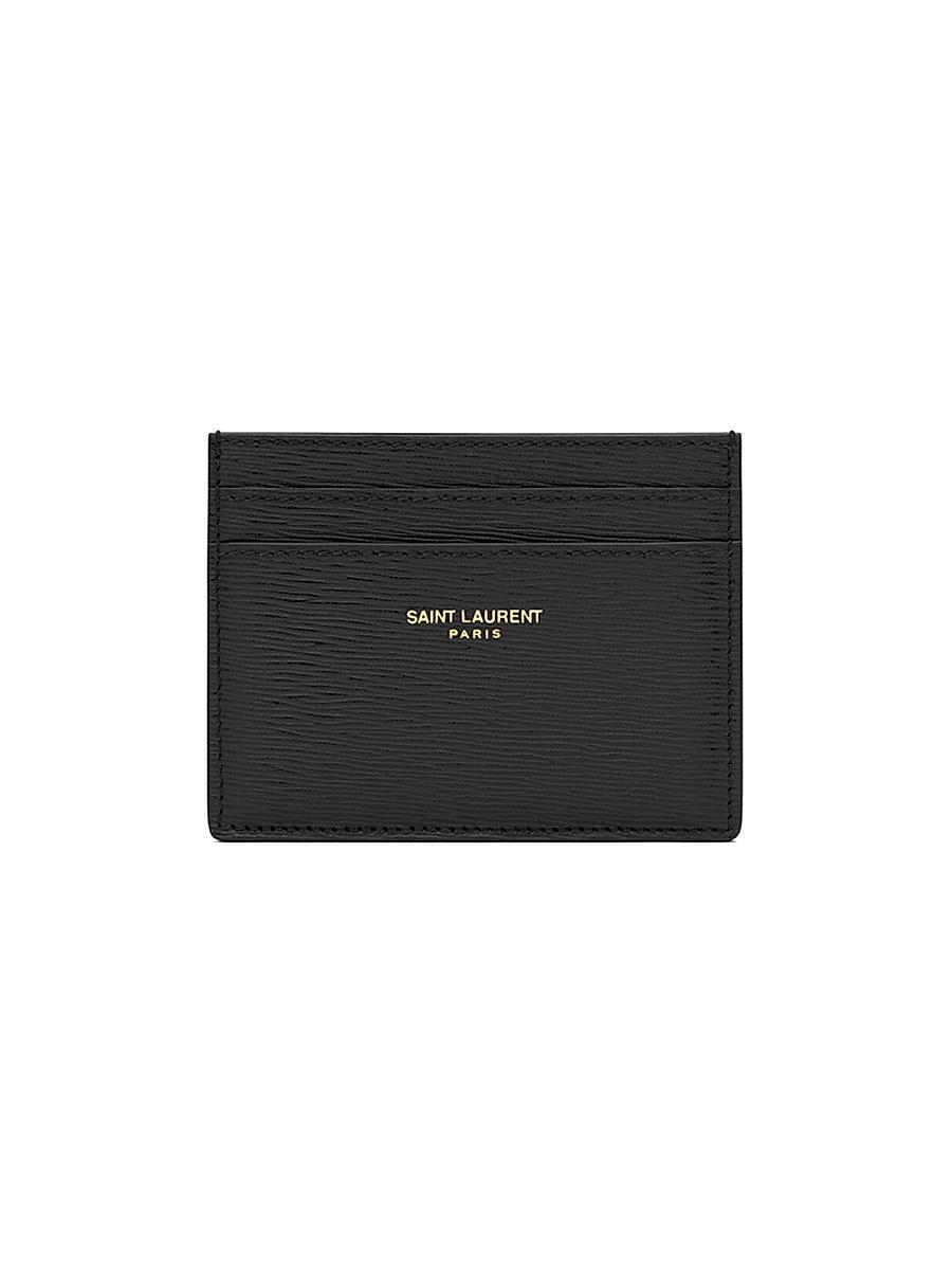 Mens Card Case In Ripple Embossed Leather Product Image