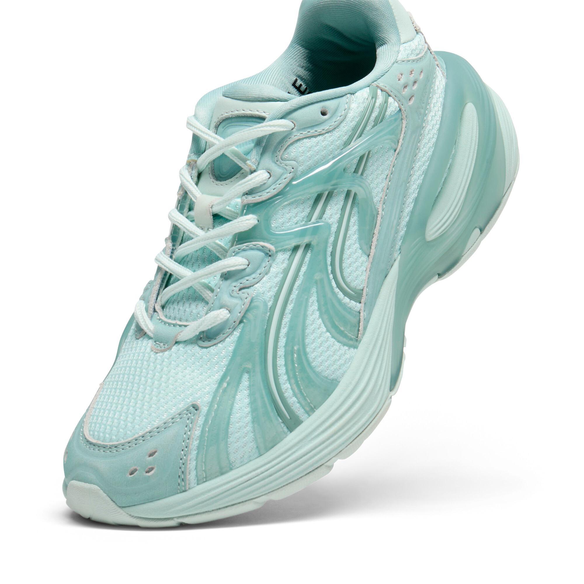 PUMA LACE EM UP Women's Bike Shorts in Spring Fern/Aop Product Image