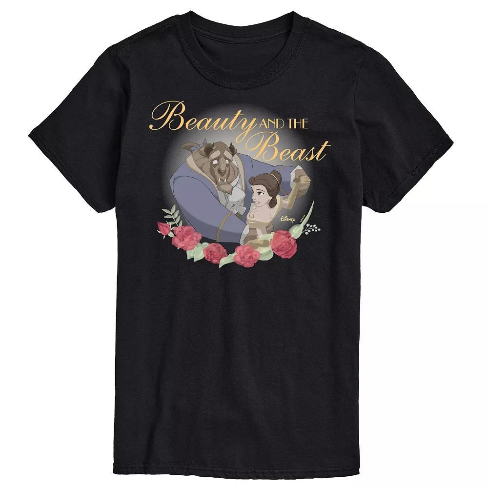 Disney Princess Big & Tall Beauty and The Beast Graphic Tee, Mens Product Image