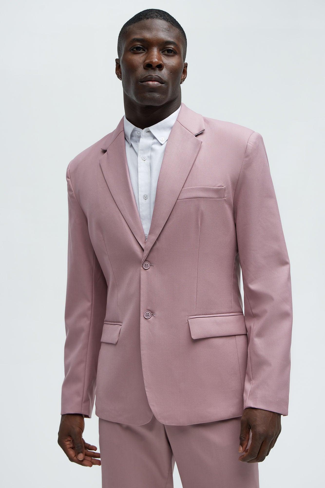 The Modern Stretch Suit Jacket - Mauve Product Image