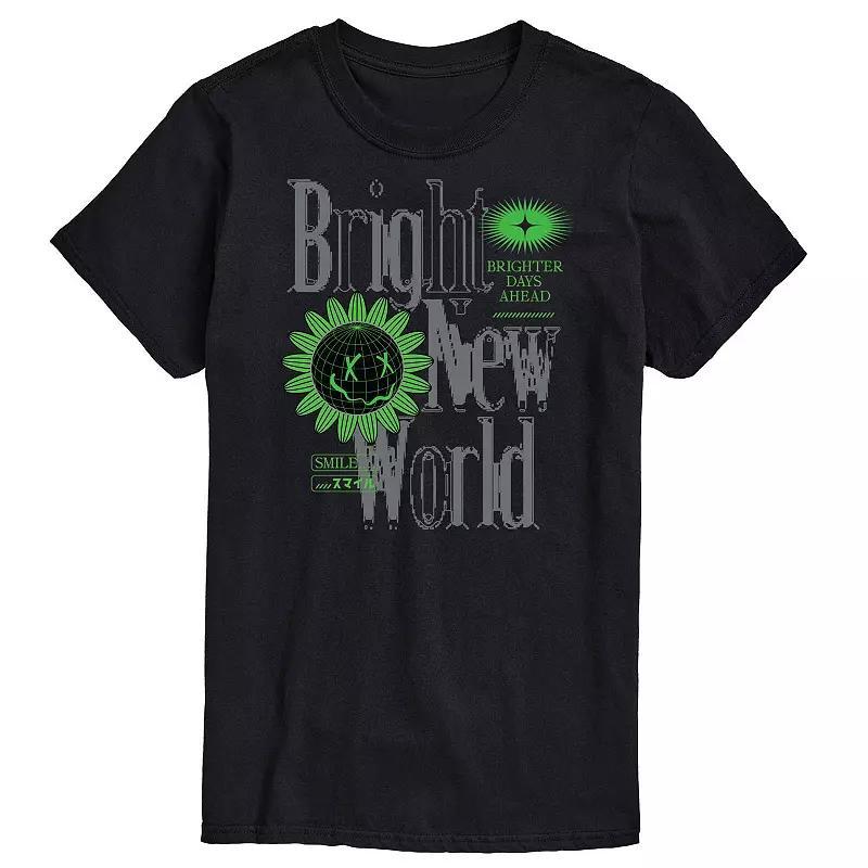 Big & Tall Bright World Tee, Men's, Size: XL Tall, Royal Blue Product Image