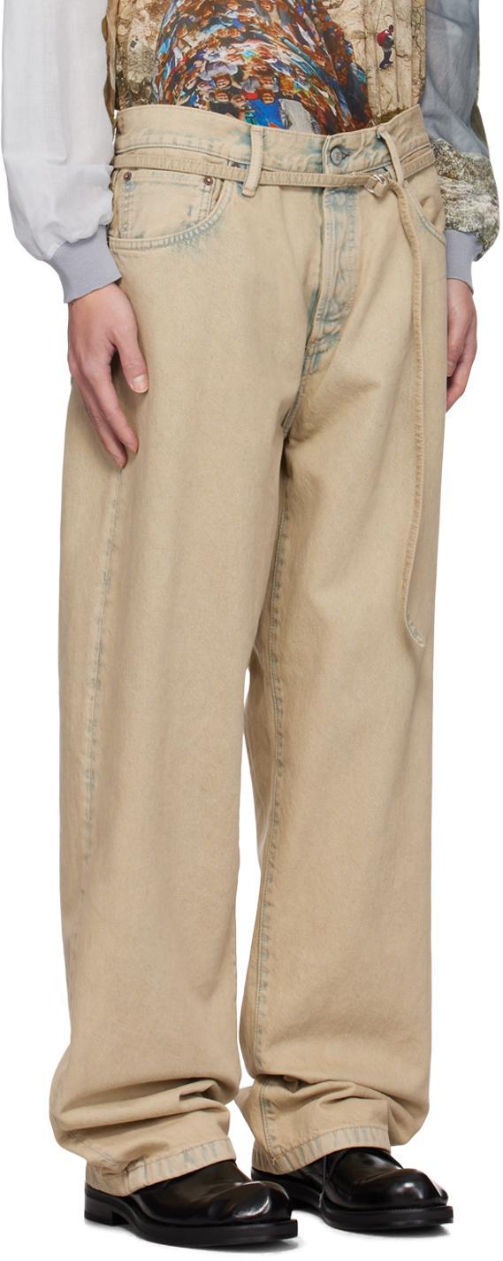 ACNE STUDIOS 1991 Toj Straight Denim Jean In 14l Light Sand Product Image