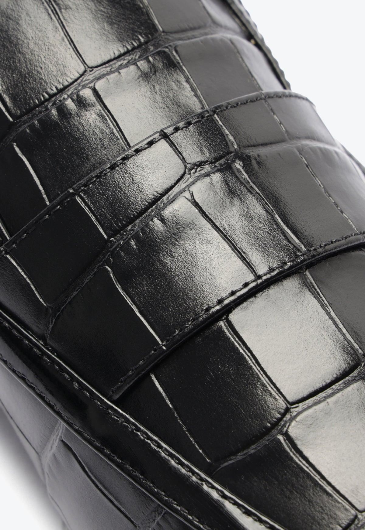 Maurice Croco Embossed Flat Product Image