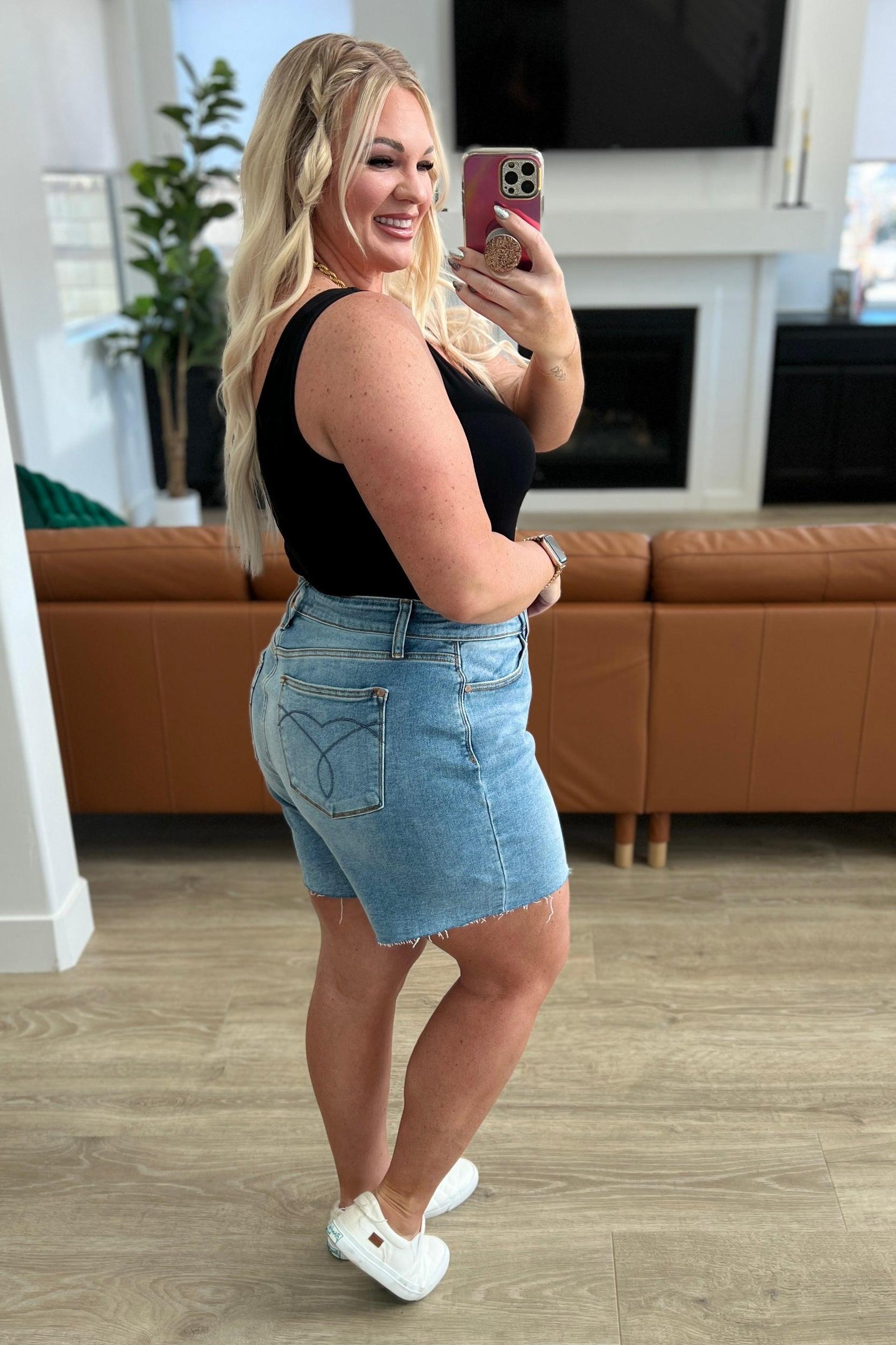 Willa High Rise Cutoff Shorts (Online Exclusive) Female Product Image