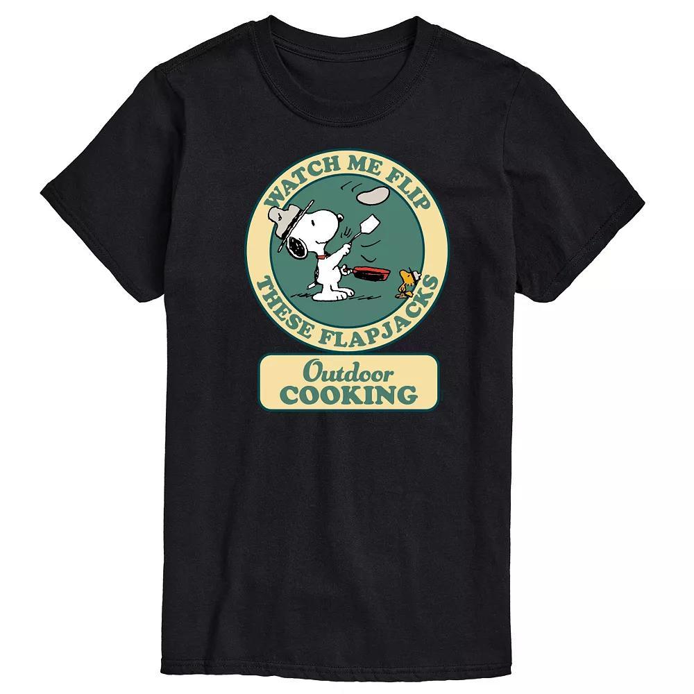Big & Tall Peanuts Beagle Scouts Outdoor Cooking Graphic Tee, Mens Product Image