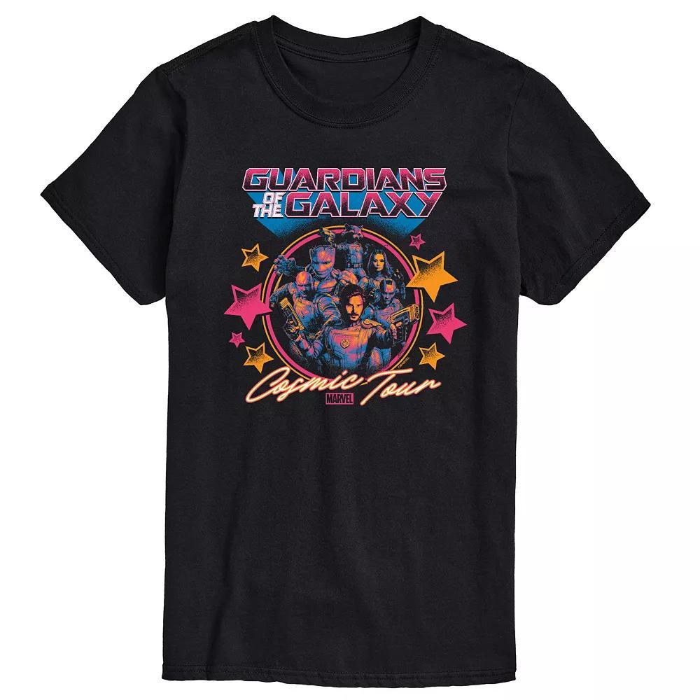 Big & Tall Marvel Guardians Of The Galaxy Cosmic Tour Graphic Tee, Mens Product Image