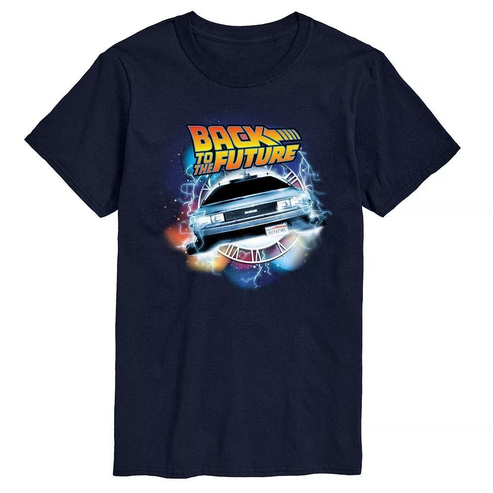 Men's Back To The Future Tee, Size: Medium, Black Product Image