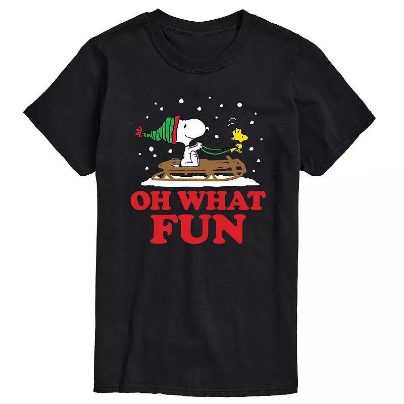 Mens Peanuts Oh What Fun Tee Product Image