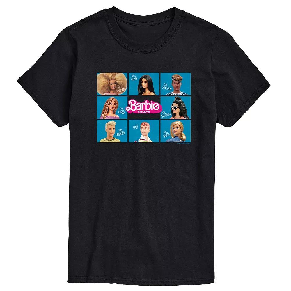 Mens Irish Retro Repeat Graphic Tee Blue Product Image