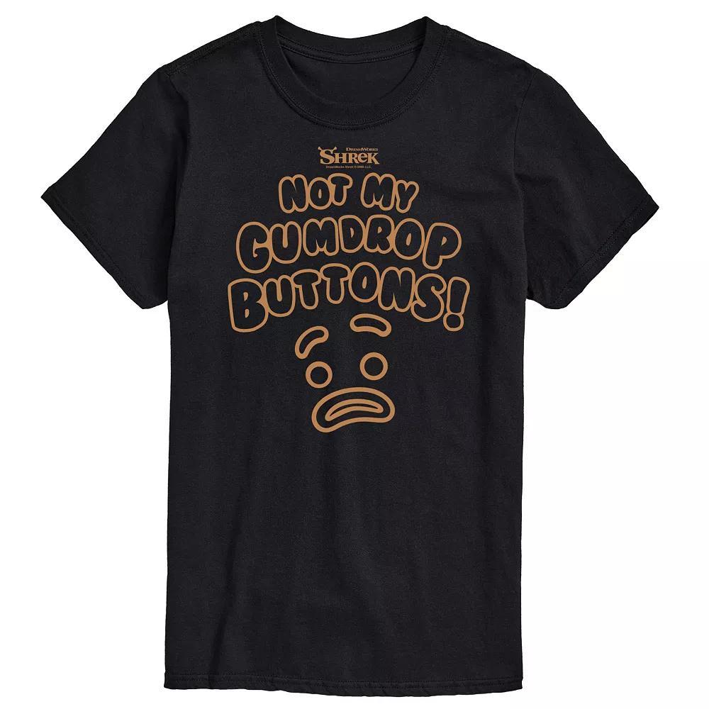 Big & Tall Shrek Grumdrop Buttons Tee, Mens Product Image