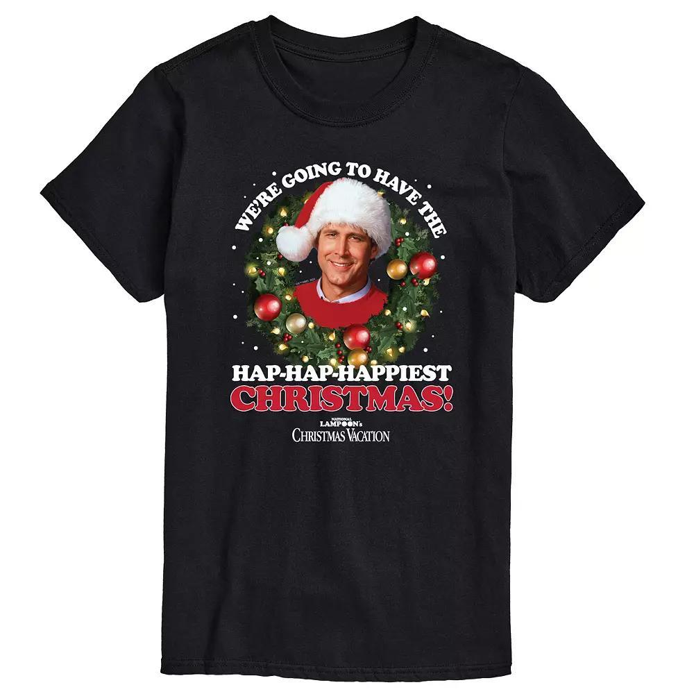 Men's National Lampoon's Christmas Vacation Happiest Christmas Graphic Tee, Size: XXL, Blue Product Image