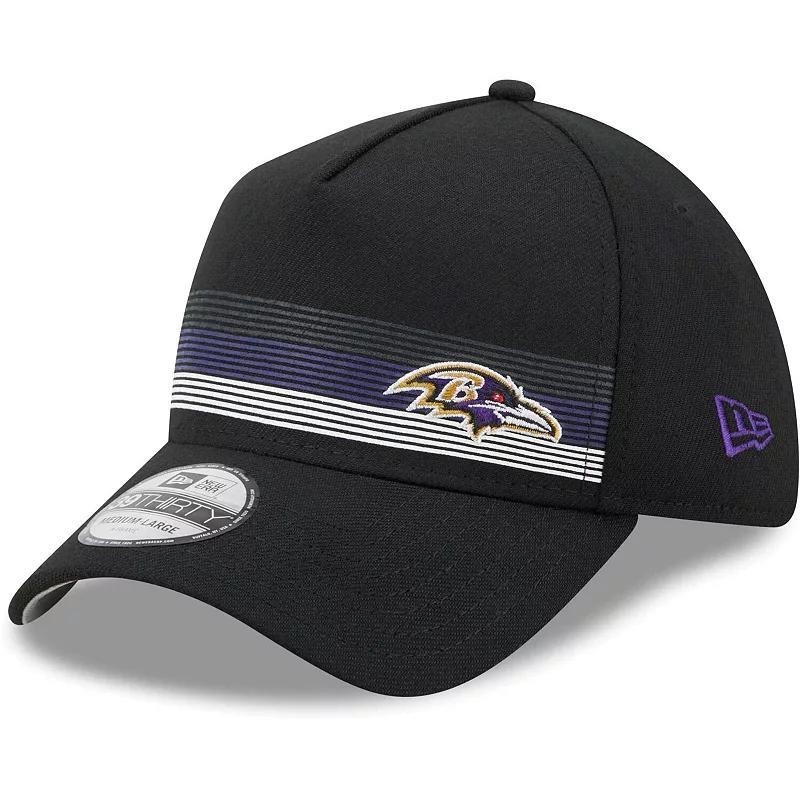 Mens New Era Baltimore Ravens Flawless Stripe 39THIRTY Flex Hat Product Image