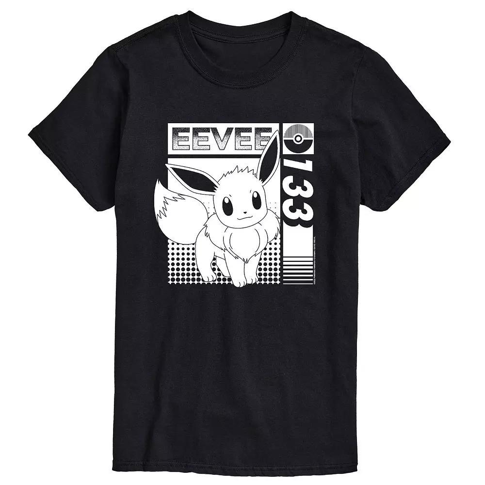Big & Tall Pokemon Eevee 133 Tee, Mens Product Image