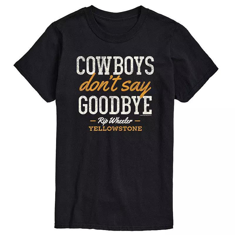 Mens Yellowstone Dont Say Goodbye Tee Product Image