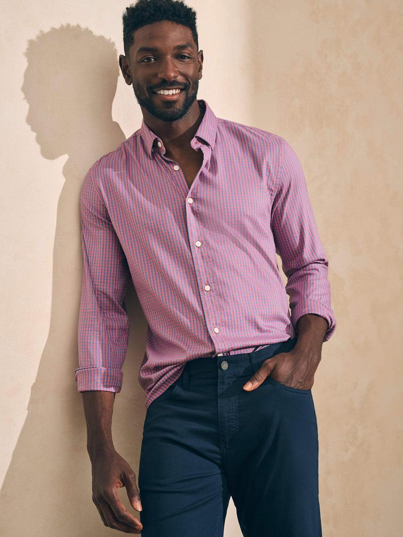 Movement™ Shirt - Blue Rose Gingham Male Product Image