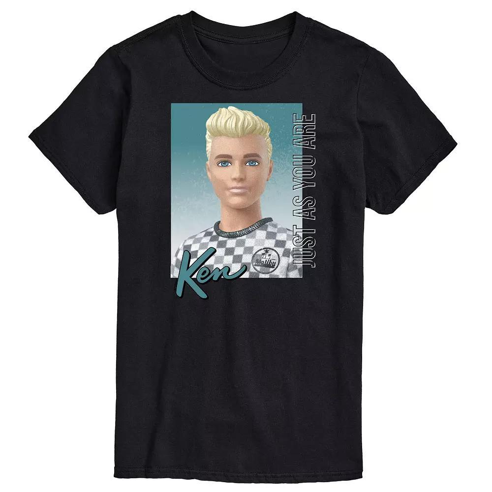 Big & Tall Barbie Ken Just As You Are Graphic Tee, Mens Product Image