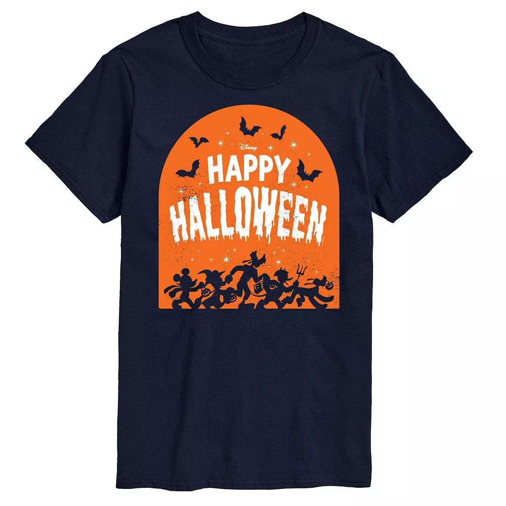 Disney's Mickey Mouse & Friends Men's Happy Halloween Group Graphic Tee, Size: XL, Black Product Image