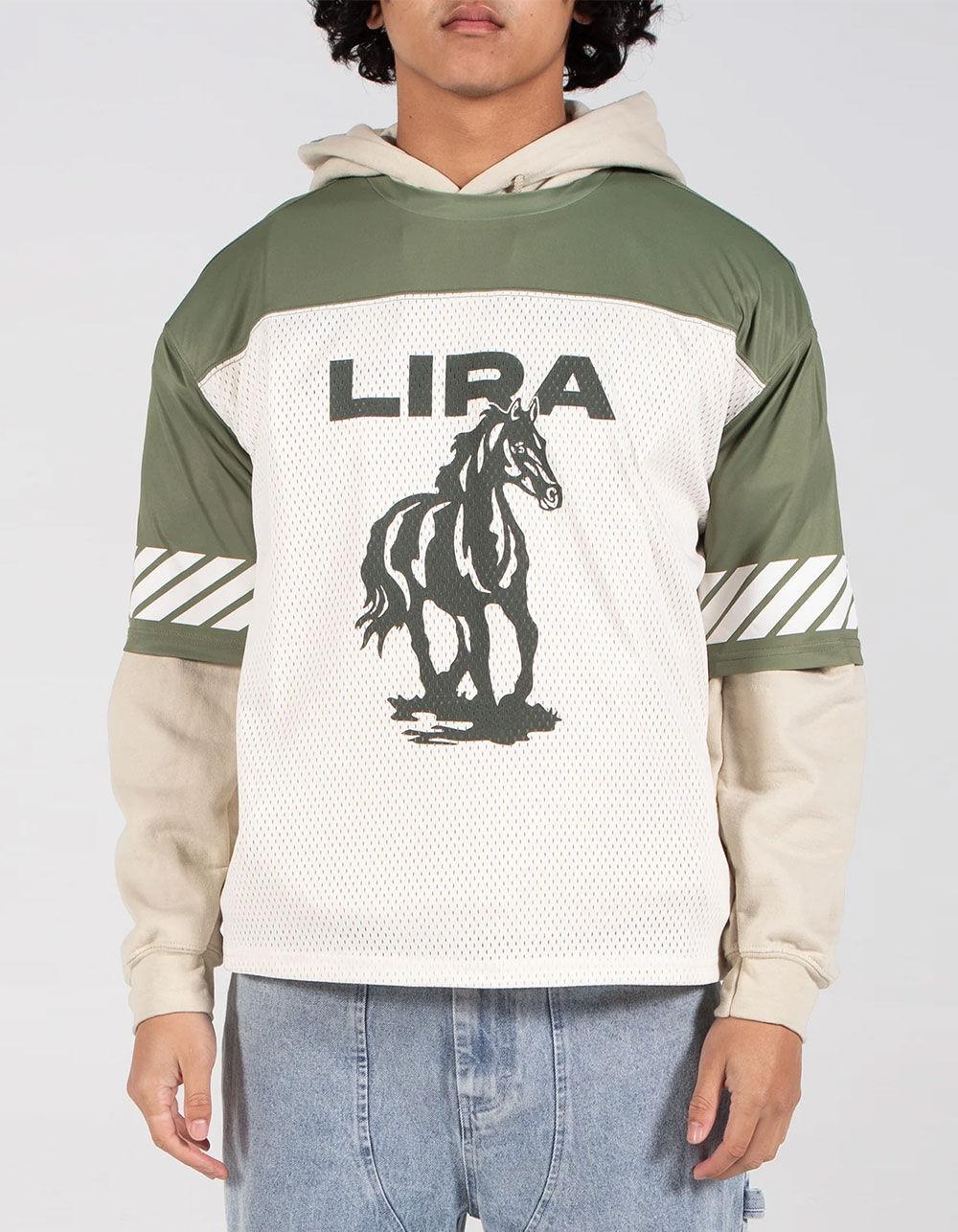 LIRA Galveston Mens Football Jersey - BLACK Product Image