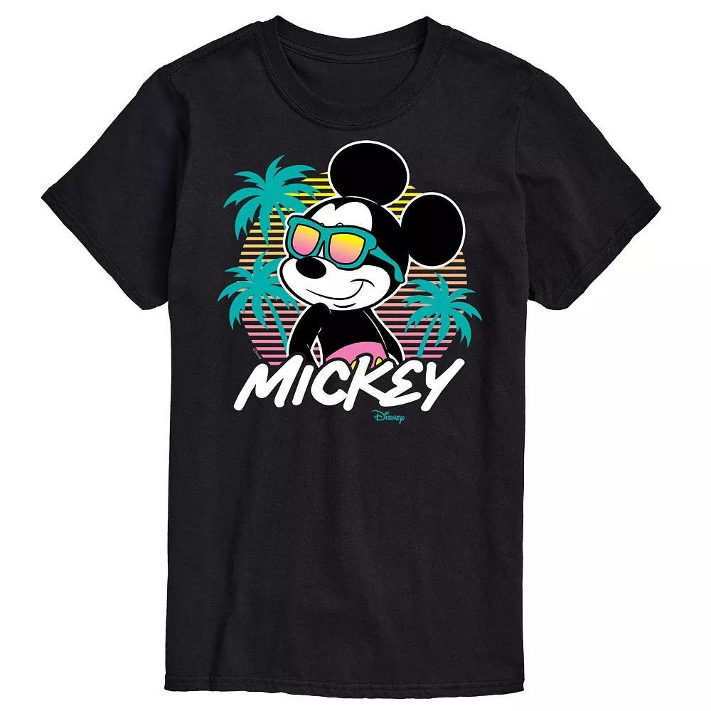 Disney's Mickey Mouse Men's Sunset Shades Graphic Tee, Size: Small, Blue Product Image