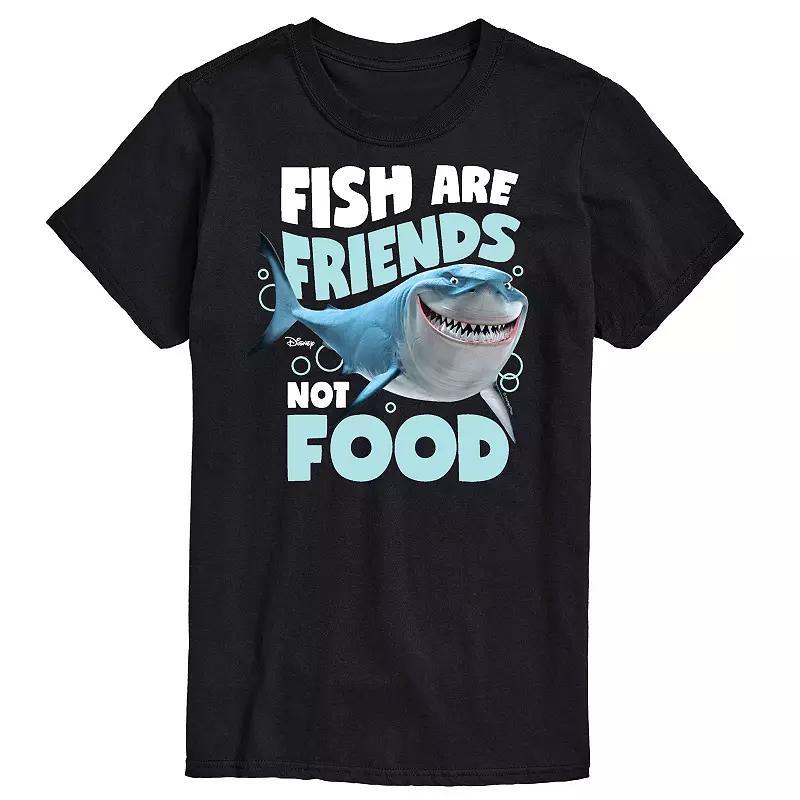 Disney / Pixar's Finding Nemo Big & Tall Fish Are Friends Graphic, Men's, Size: Large Tall, Blue Product Image