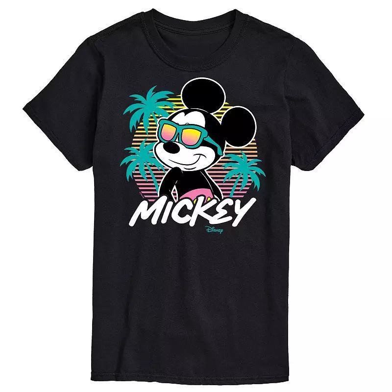 Disney's Mickey Mouse Men's Sunset Shades Graphic Tee, Size: Small, Blue Product Image