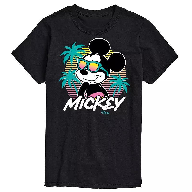 Disney's Mickey Mouse Men's Sunset Shades Graphic Tee, Size: Small, Blue Product Image