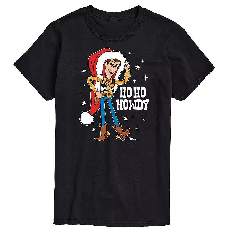 Disney / Pixar's Toy Story Woody Men's Ho Ho Howdy Graphic Tee, Size: Medium, Black Product Image