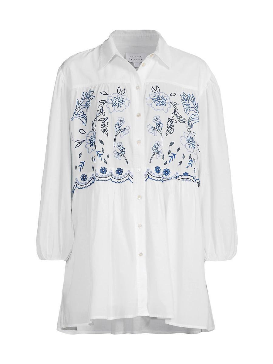 Womens Pippa Embroidered Minidress Product Image