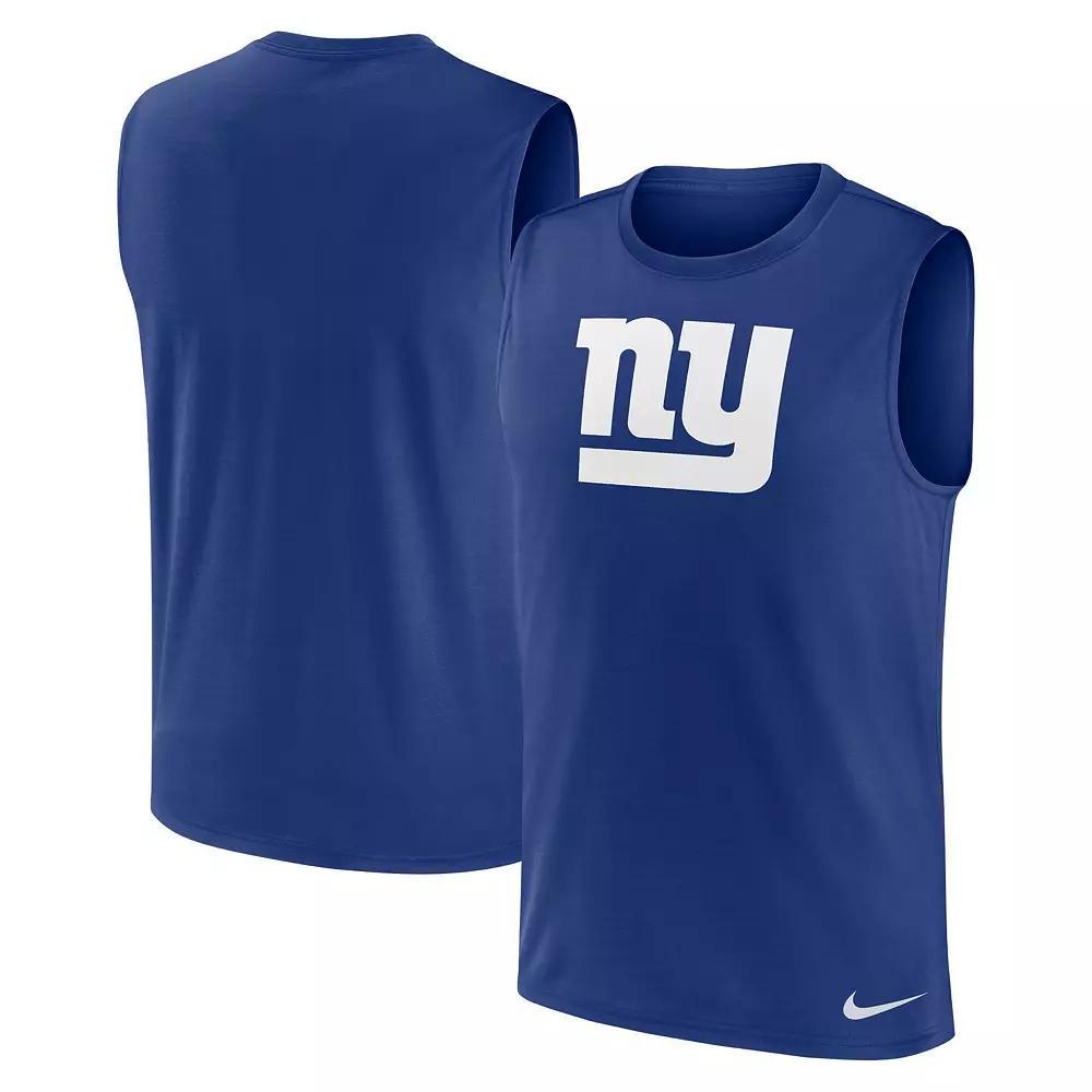 Men's Nike Royal New York Giants Blitz Legend Muscle Perform Tank Top, Size: Medium, Blue Product Image