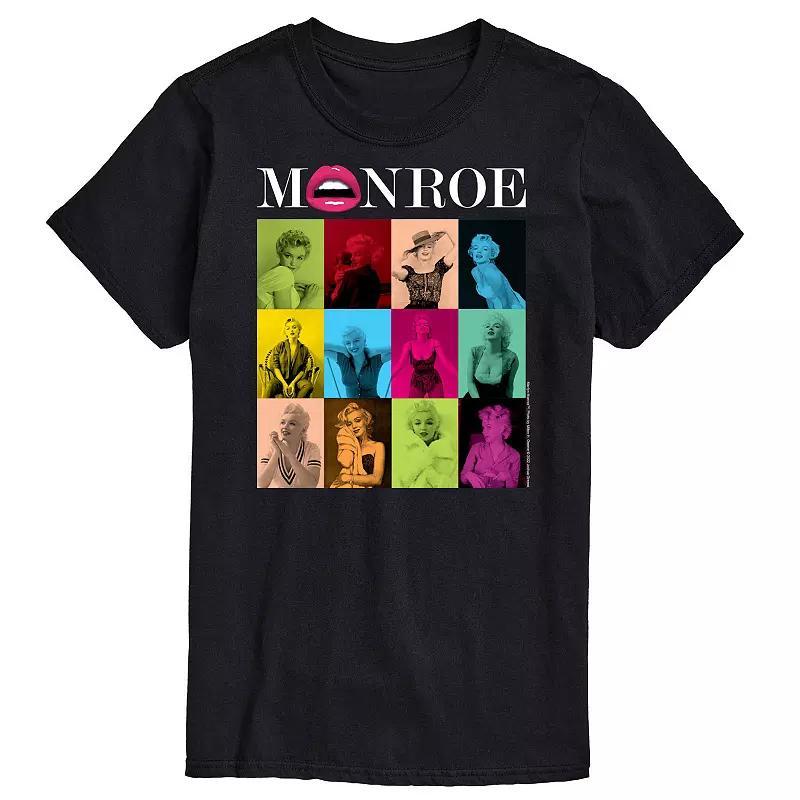 Big & Tall Marilyn Monroe Grid Tee, Mens Product Image