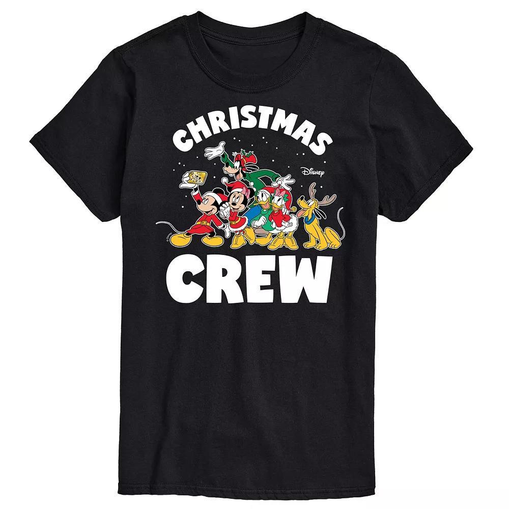 Disney's Big & Tall Christmas Crew Graphic Tee, Men's, Size: XXL Tall, Black Product Image