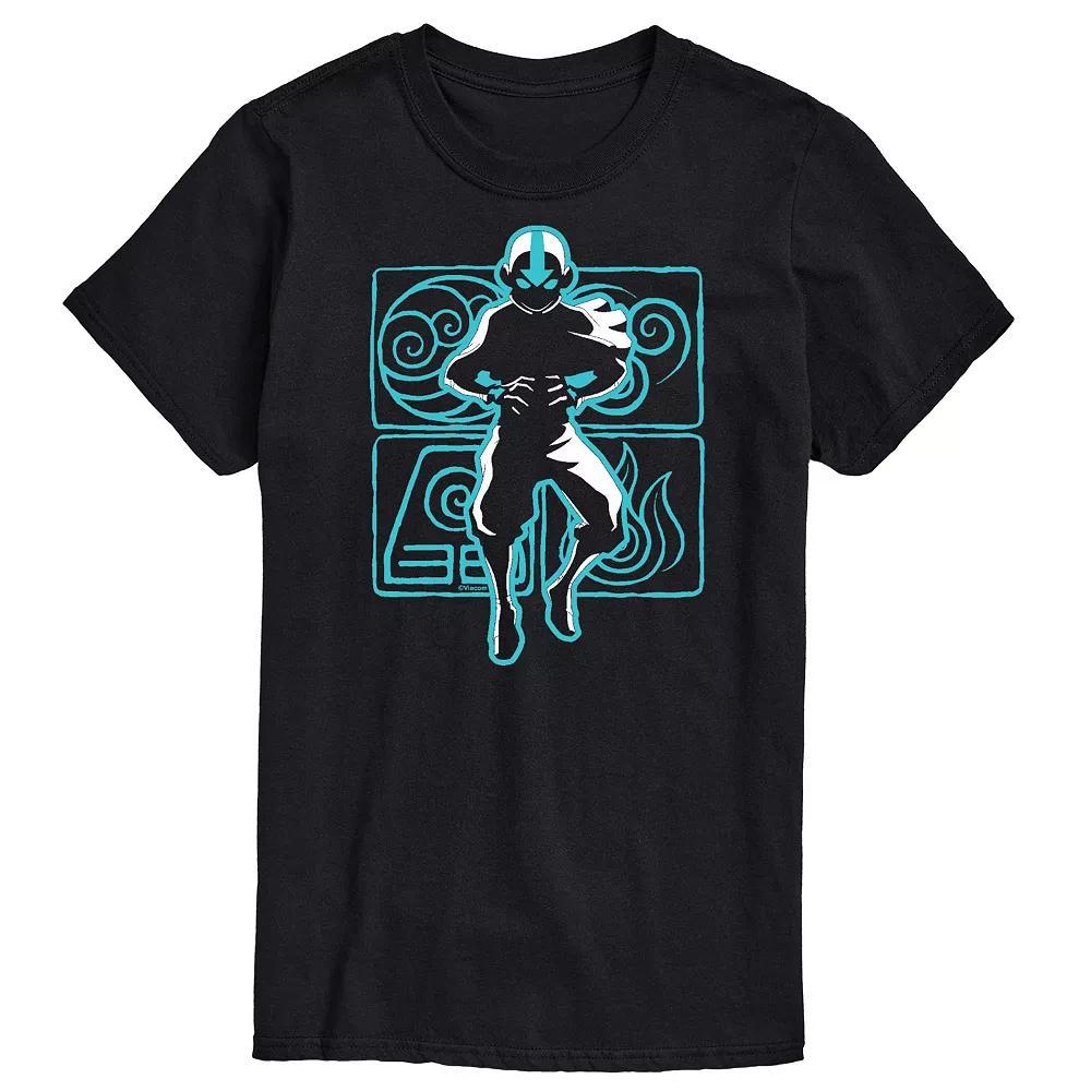 Big & Tall Avatar The Last Airbender AANG Graphic Tee, Mens Product Image