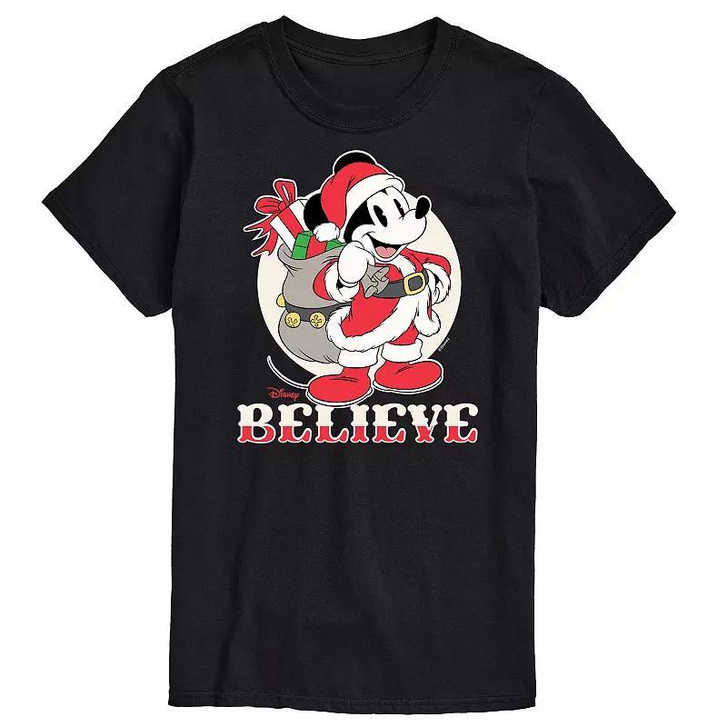 Disney's Mickey Mouse Men's Believe Graphic Tee, Size: Large, Black Product Image