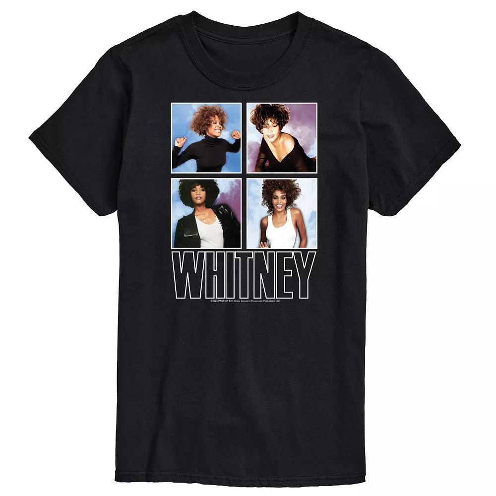 Big & Tall Whitney Houston Tee Tee, Mens Blue Product Image