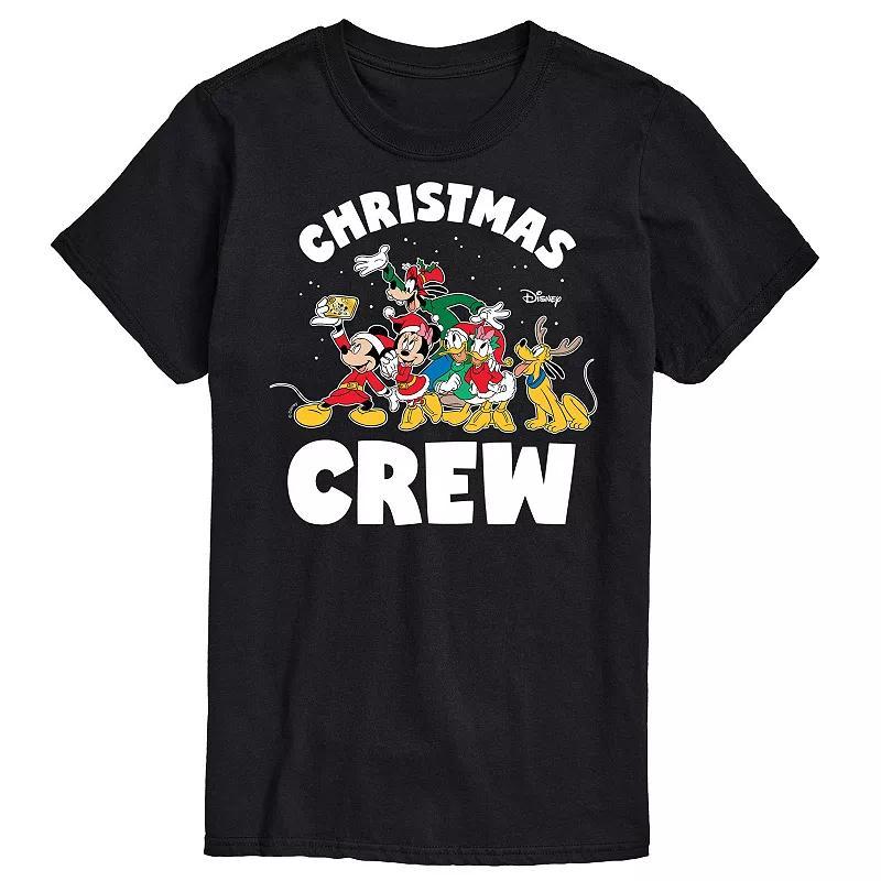 Disney's Big & Tall Christmas Crew Graphic Tee, Men's, Size: XXL Tall, Black Product Image