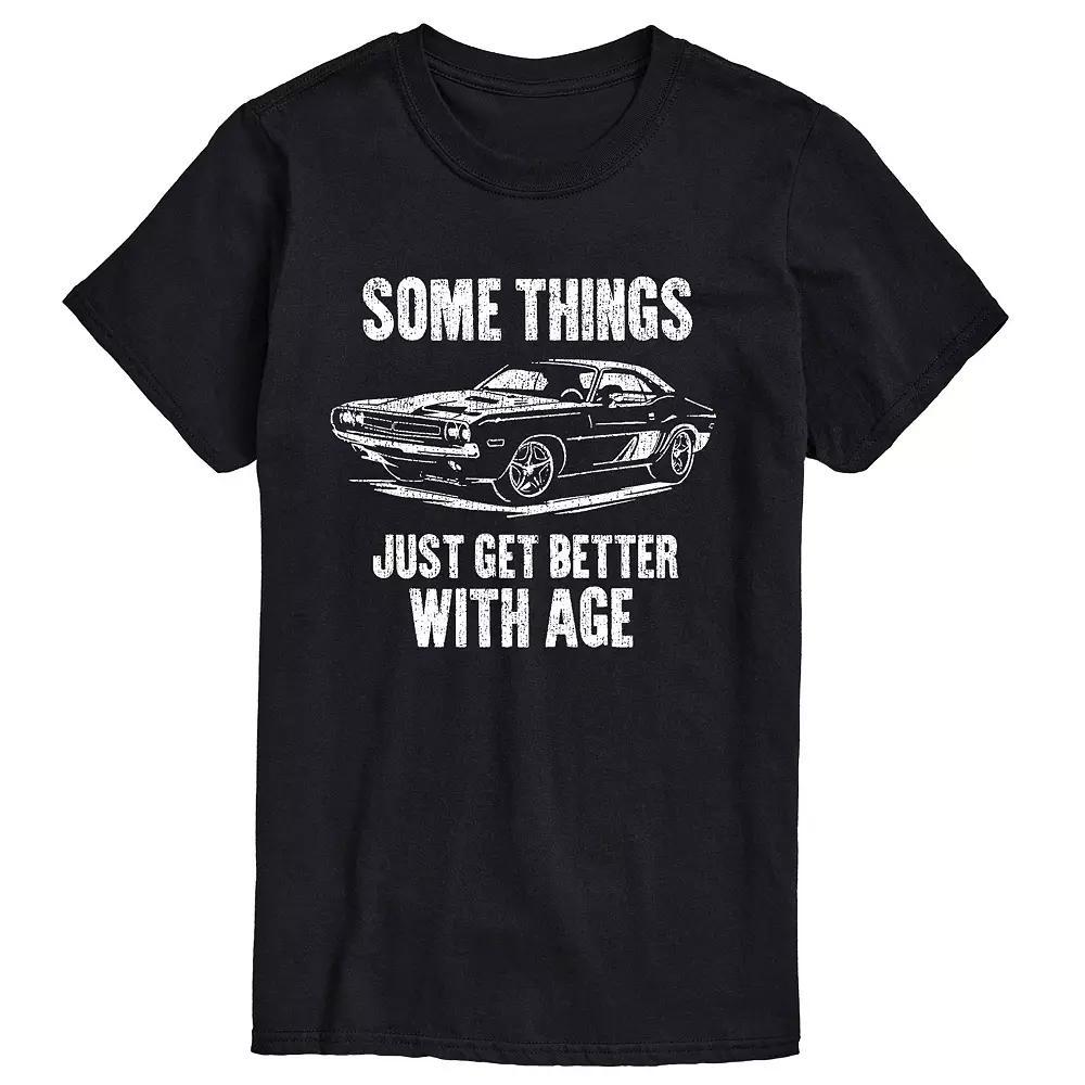 Men's Some Things Just Get Better With Age Graphic Tee, Size: Medium, Black Product Image
