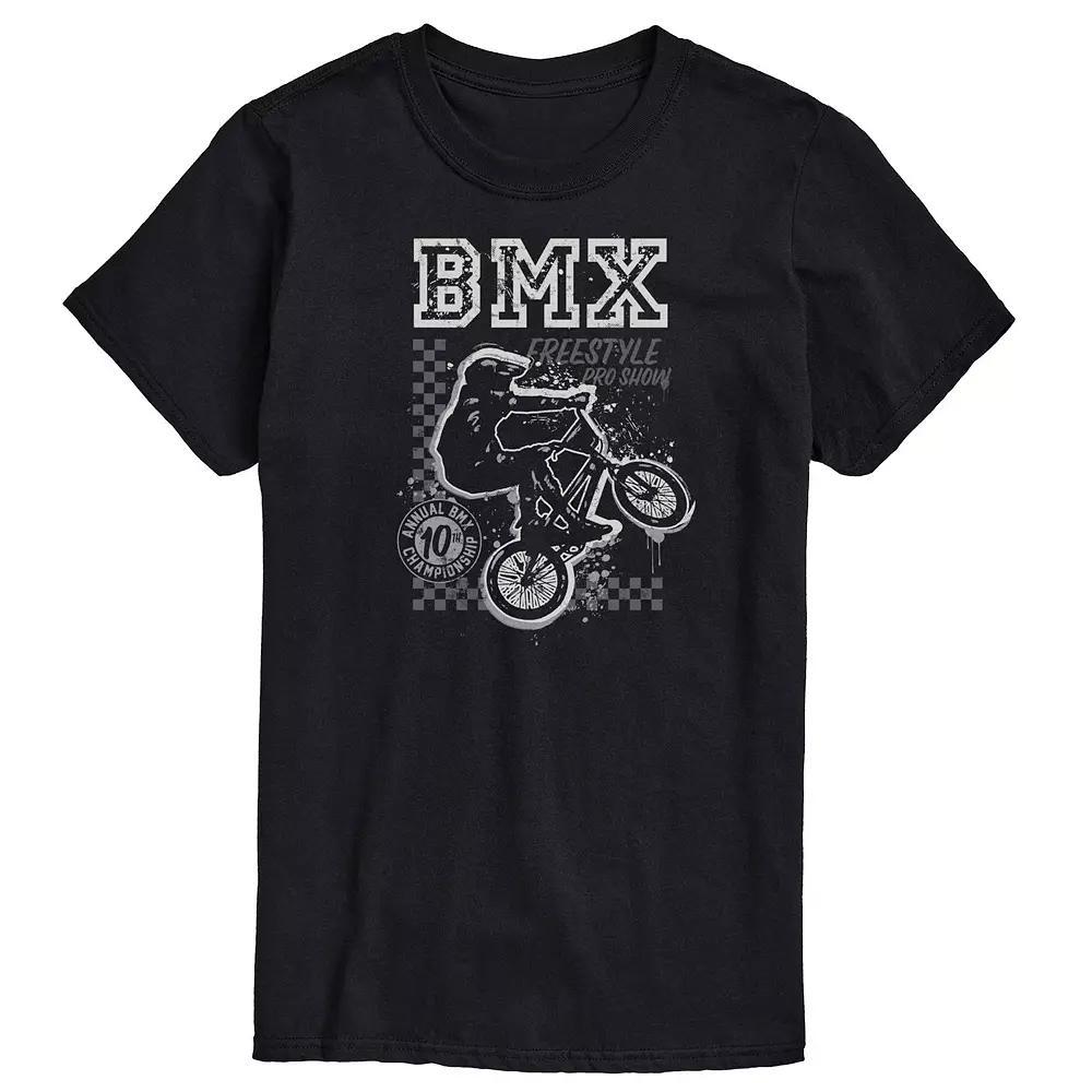Men's BMX Freestyle Graphic Tee, Size: Large, Black Product Image