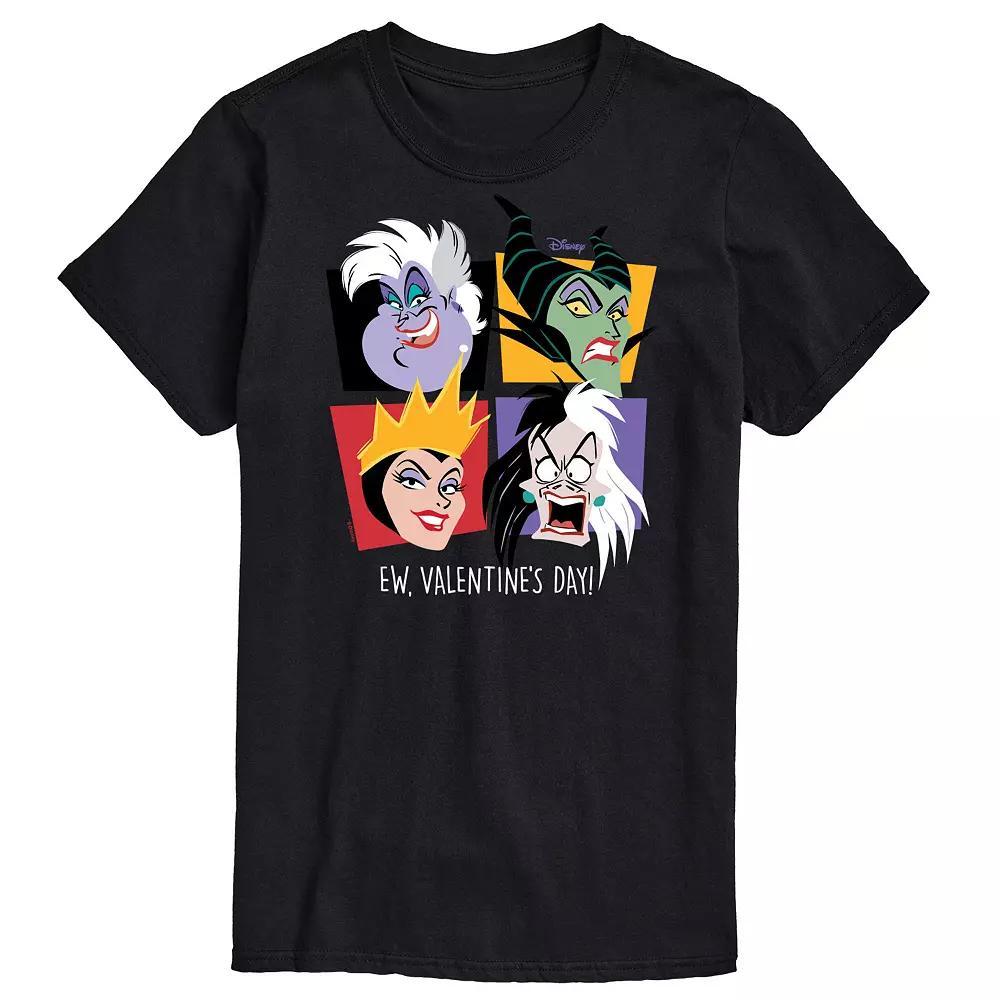 Disney Villains Mens Ew Valentines Day Graphic Tee Product Image