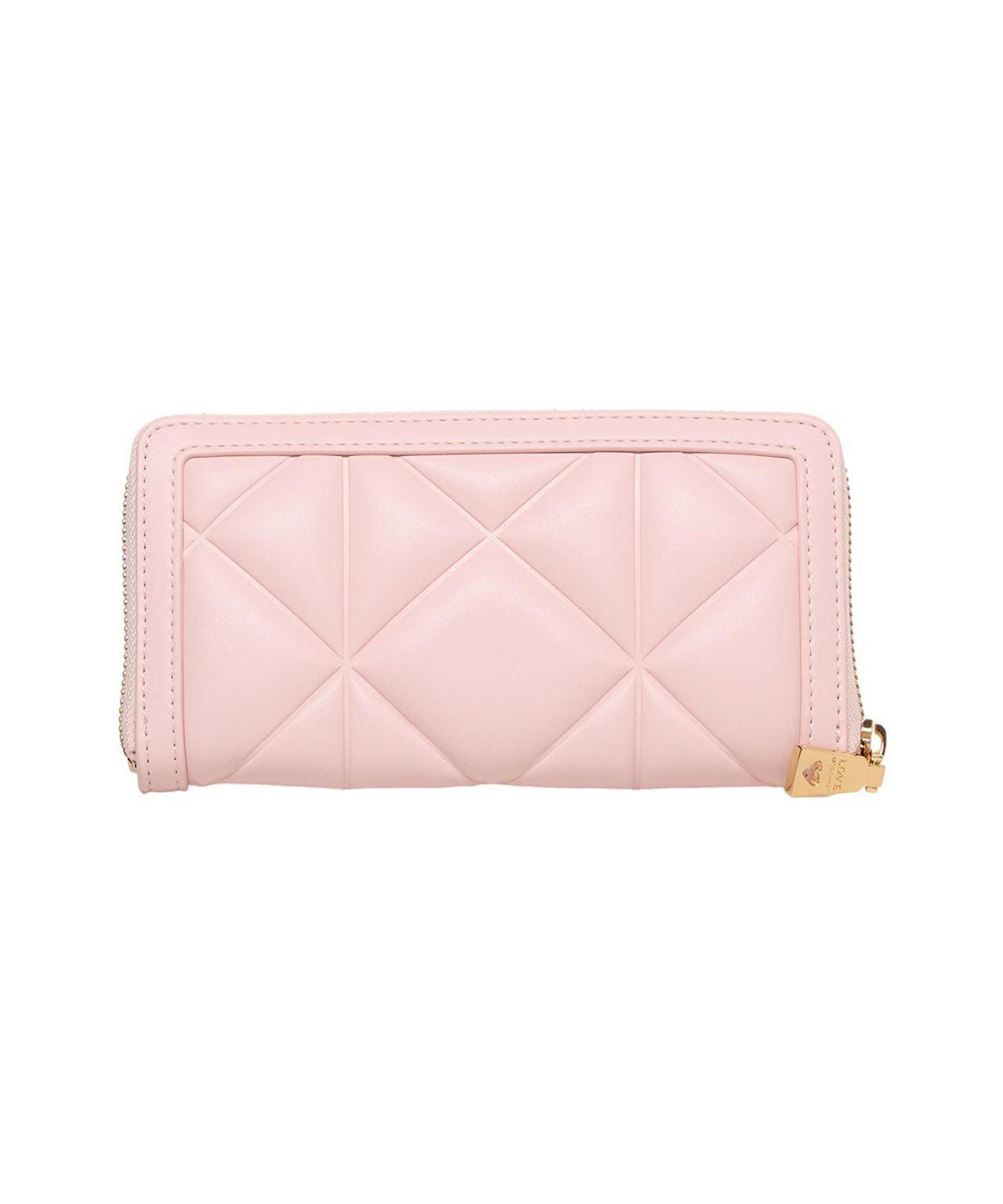 Quilted wallet with logo Product Image